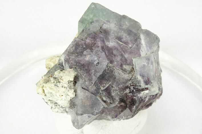Colorful Cubic Fluorite Crystal with Phantoms - Yaogangxian Mine #215776